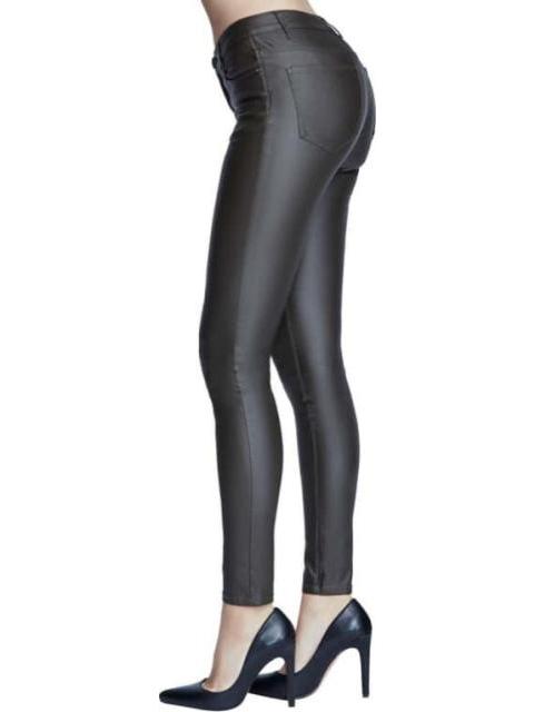 PANTALON CINTURA ALTA EFECTO PIEL NEGRO ATMOSPHERE DNM - Image 3