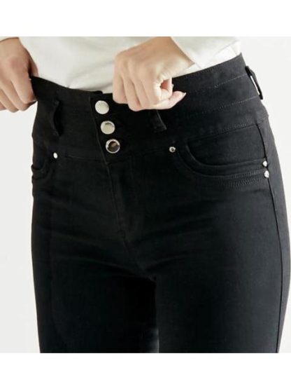 JEANS CINTURA SUPERALTA NEGRO FERGINO - Image 2