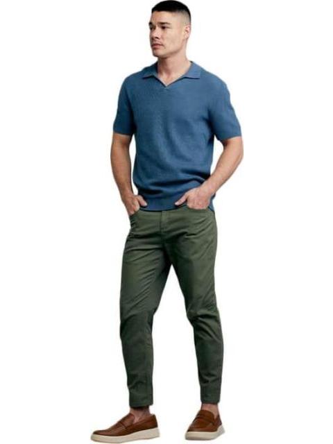 ROPA CASUAL PANTALON D.E.E.P SELECTION PISA VERDE OLIVO D.E.E.P SELECTION - Image 5