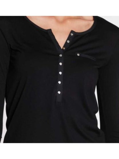 PLAYERA MANGA LARGA NEGRO HOLLY LAND - Image 3