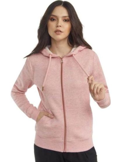 SUDADERA CON CAPUCHA ROSA LOVE TO LOUNGE - Image 2