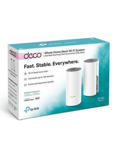 ROUTER TP-LINK CON SISTEMA DE RED WI-FI EN MALLA AC1200 DECO E4 867MBIT-S 2.4-5GHZ 2 ANTENAS INTERNAS - 2 PIEZAS - ¡COMPRA PRODUCTOS DECO TP LINK Y PARTICIPA PARA GANAR UN ROUTER ARCHER AX53! - Image 6