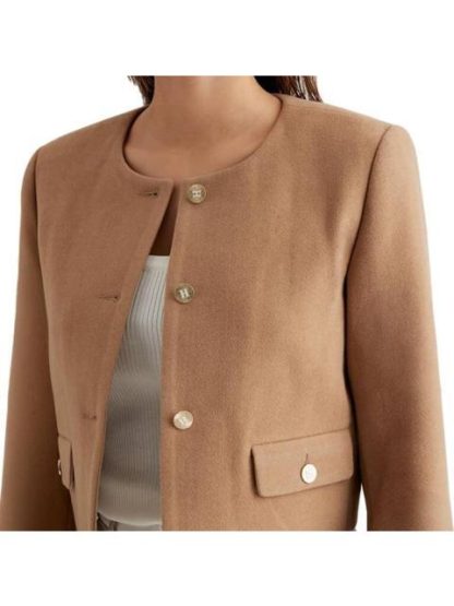 SACO CUELLO REDONDO CAMEL HOLLY LAND - Image 4