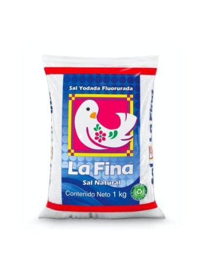 SAL DE MESA LA FINA 1 KILOGRAMO