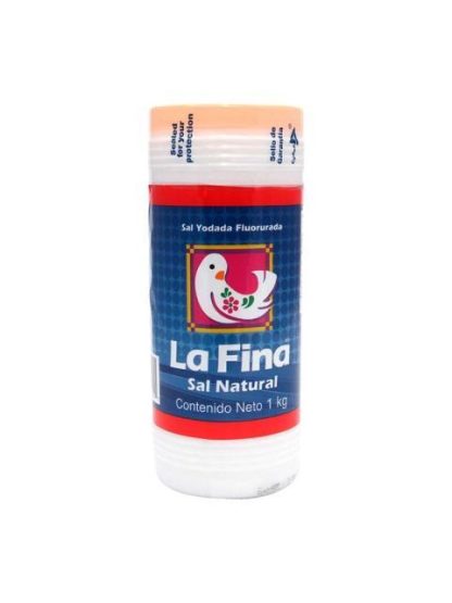 SAL DE MESA LA FINA BOTE 1 KILOGRAMO
