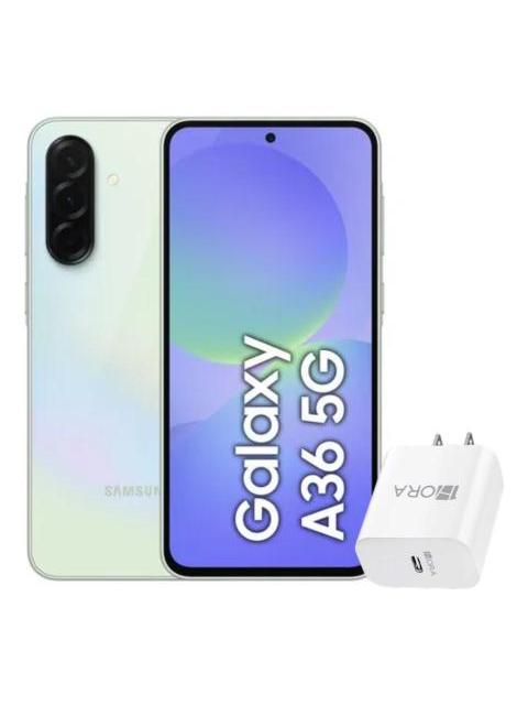SAMSUNG GALAXY A36 5G 256 GB 8 GB RAM GREEN + ADAPTER GENERICO