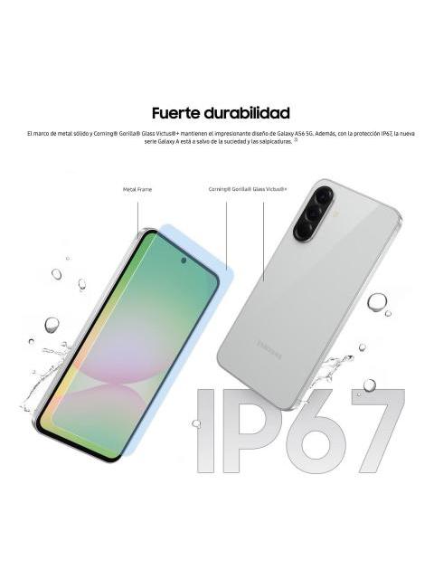 SAMSUNG GALAXY A56 5G SM-A566 256 GB + 12 GB DUAL SIM COLOR GRIS - Image 3