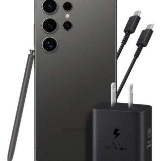 SAMSUNG GALAXY S24 ULTRA 12GB 512GB 5G NEGRO + ADAPTADOR 25W EP-T2510 CABLE NEGRO