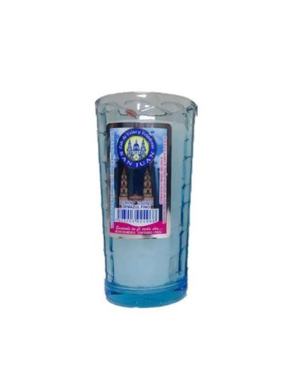 SAN JUAN VELADORA GEMA AZUL