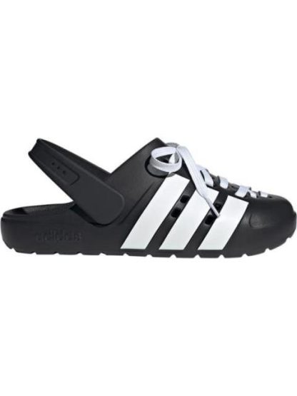 SANDALIA ADILETTE CLOG BLANCO/NEGRO ADIDAS