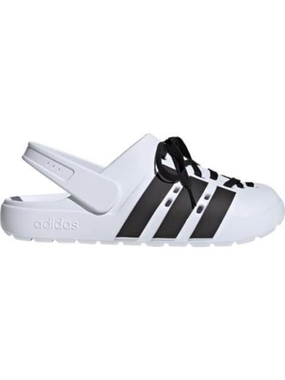 SANDALIA ADILETTE CLOG BLANCO/NEGRO ADIDAS