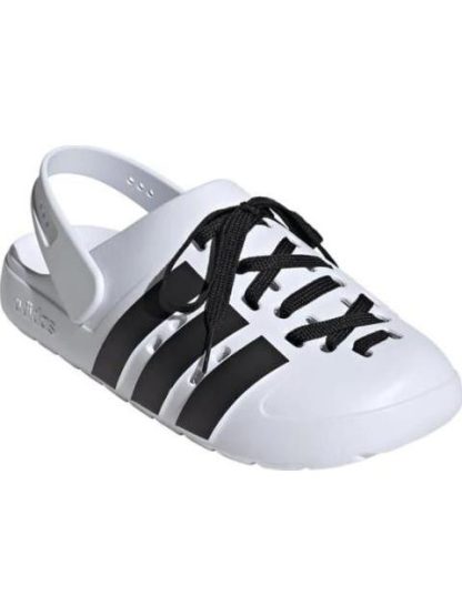 SANDALIA ADILETTE CLOG BLANCO/NEGRO ADIDAS - Image 2