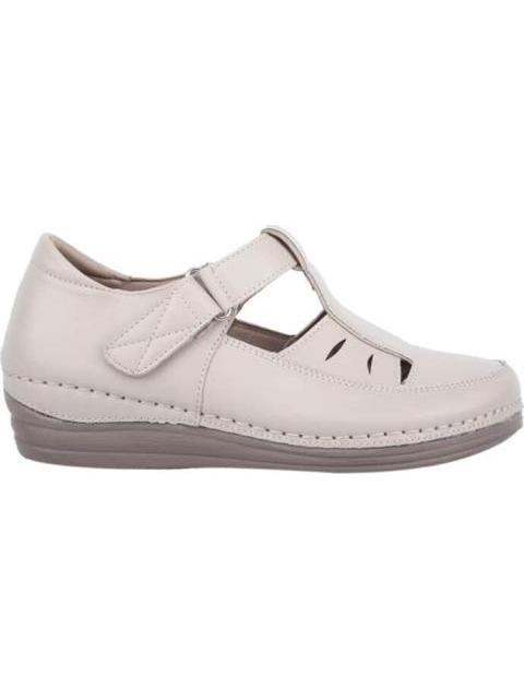 SANDALIA AJUSTABLE BEIGE SHOSH CONFORT