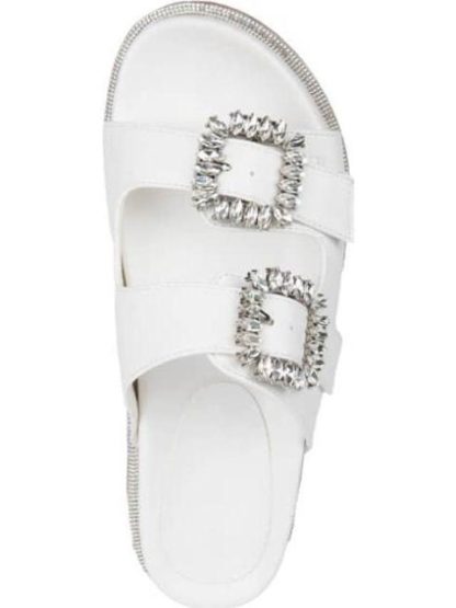 SANDALIA HEBILLAS PEDRERIA BLANCO VI LINE FASHION - Image 3