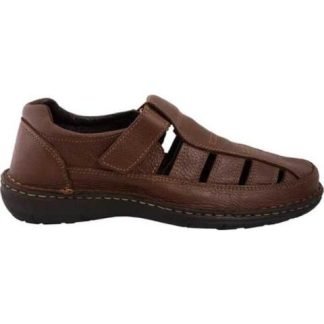 SANDALIA CASUAL TEJIDO A MANO MIEL KAFE