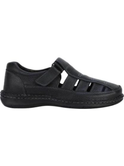 SANDALIA CASUAL TEJIDO A MANO NEGRO KAFE