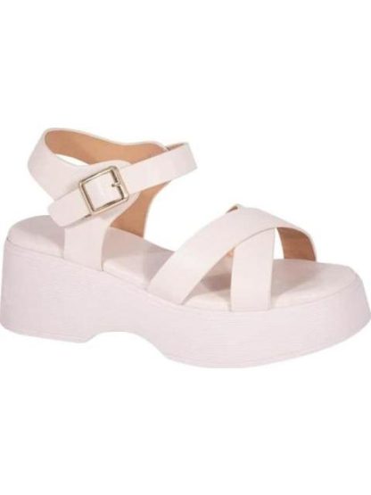 SANDALIA CON PLATAFORMA BEIGE VIVIS SHOES KIDS - Image 2