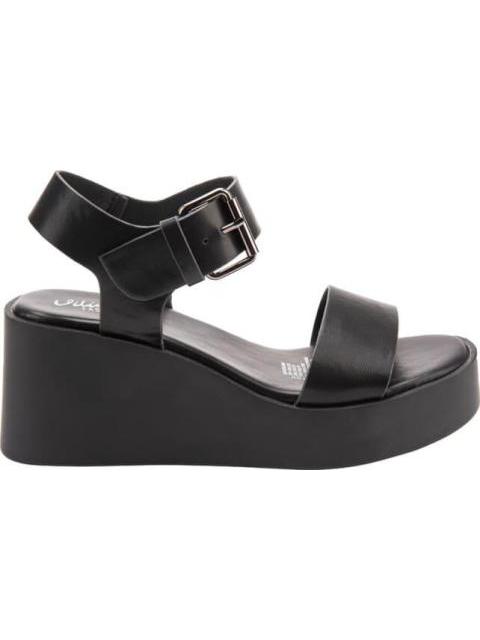 SANDALIA CON PLATAFORMA NEGRO VI LINE FASHION