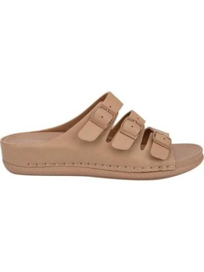 SANDALIA CONFORT CAMEL SHOSH