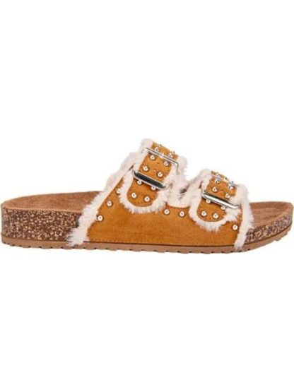 SANDALIA ESTOPEROLES CAMEL VI LINE FASHION