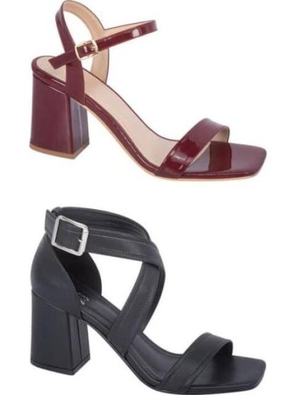 KIT SANDALIAS TACON ANCHO MULTICOLOR YAELI - Image 2
