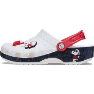 SANDALIA PEANUTS CLASSIC CLOG BLANCO CROCS