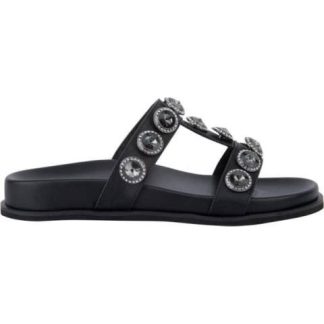 SANDALIA PEDRERIA NEGRO VI LINE FASHION