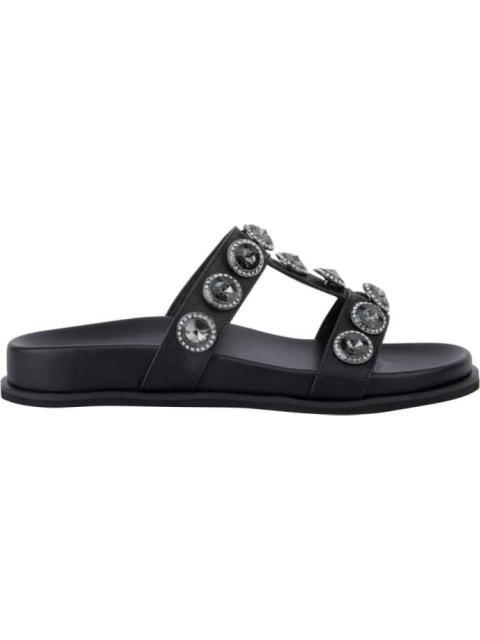 SANDALIA PEDRERIA NEGRO VI LINE FASHION