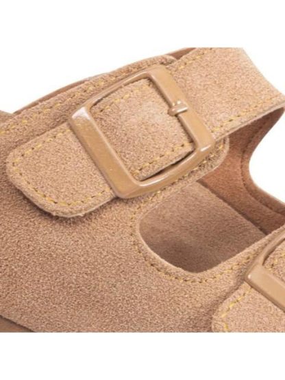SANDALIA GAMUZA CAMEL VI LINE - Image 6