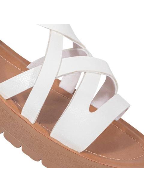 SANDALIA PLANA BLANCO VI LINE - Image 6