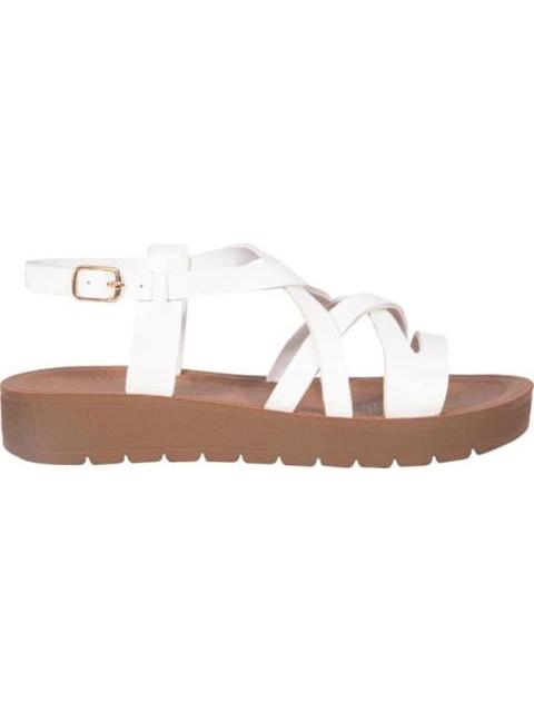 SANDALIA PLANA BLANCO VI LINE