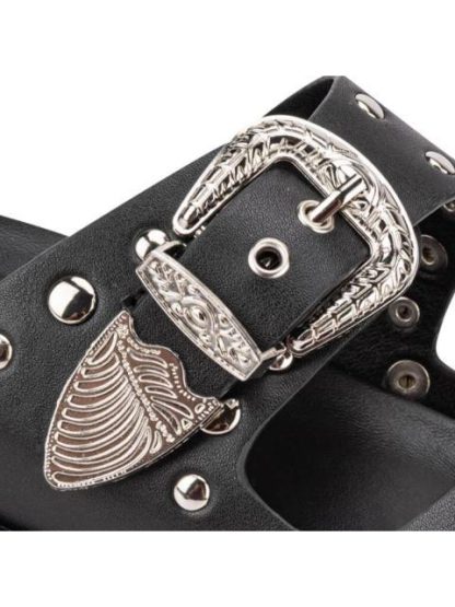 SANDALIA PLANA NEGRO VI LINE FASHION - Image 6