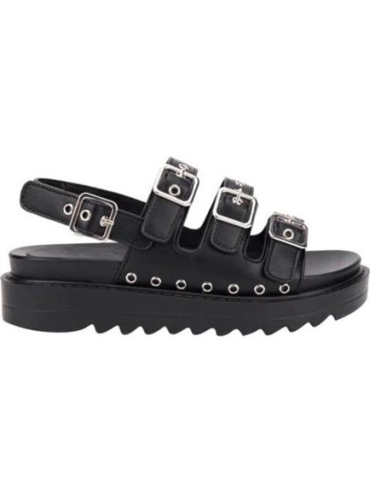 SANDALIA PLANA NEGRO BELINDA PEREGRIN