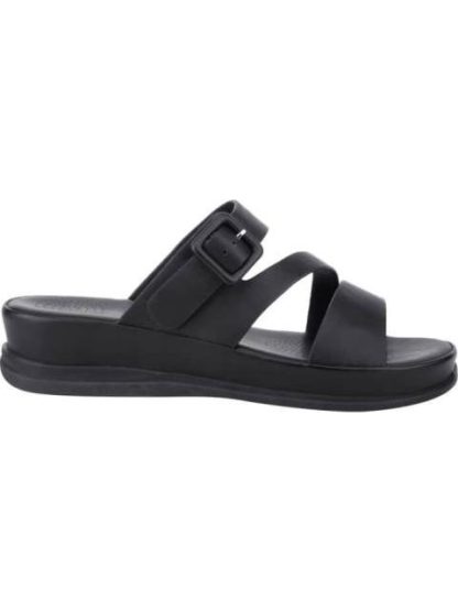 SANDALIA PLANA NEGRO SHOSH