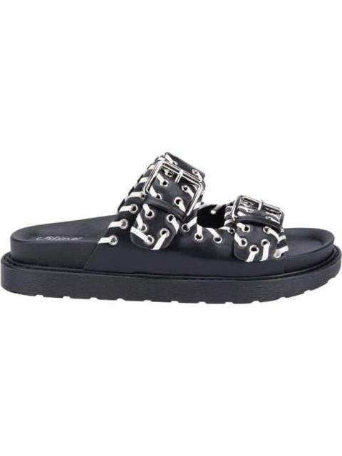 SANDALIA PLANA NEGRO VI LINE FASHION