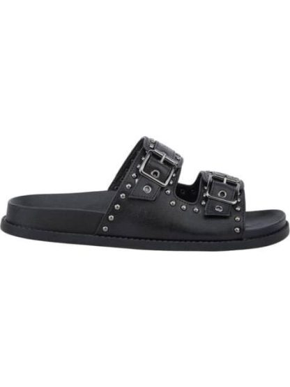 SANDALIA PLANA NEGRO VI LINE FASHION