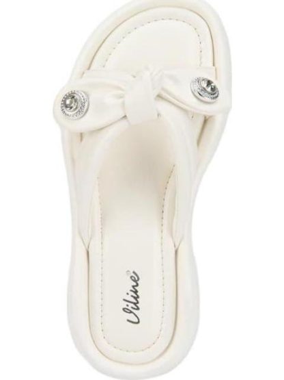 SANDALIA PLANA BLANCO VI LINE - Image 3