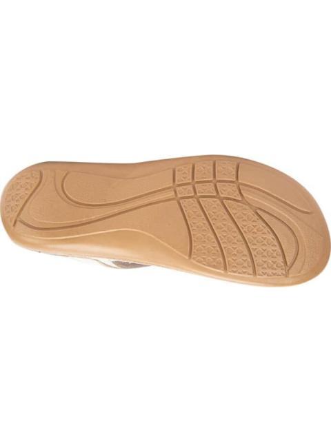 SANDALIA PLANA DE PIEL HUESO SHOSH - Image 4