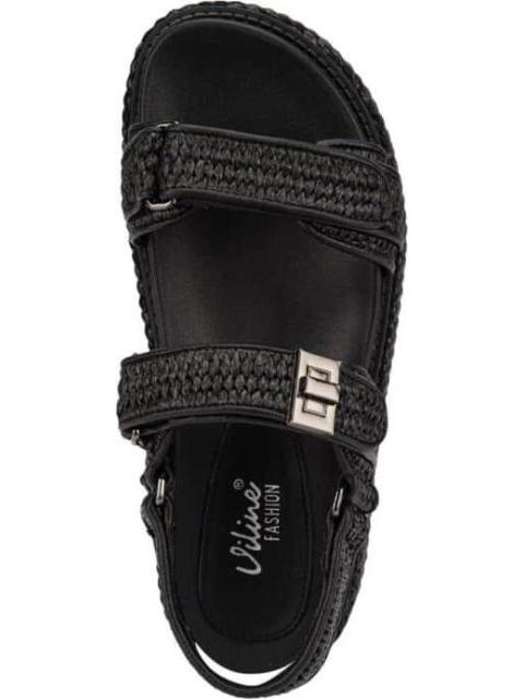 SANDALIA PLANA NEGRO VI LINE FASHION - Image 3