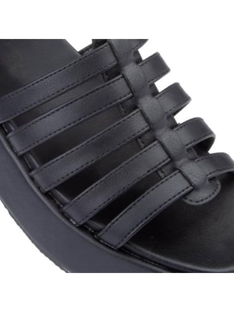 SANDALIA PLANA ROMANA NEGRO VI LINE - Image 6