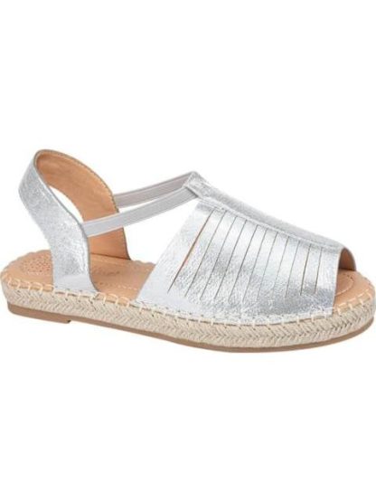 SANDALIA PLANA PLATA VI LINE - Image 2