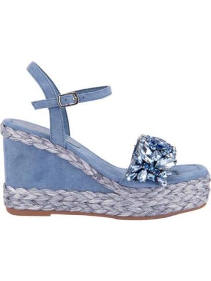 SANDALIA PLATAFORMA AZUL BELINDA PEREGRIN