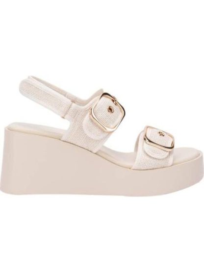 SANDALIA PLATAFORMA BEIGE/HUESO VI LINE FASHION