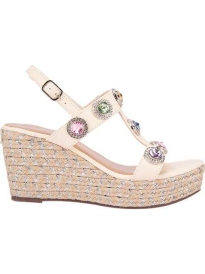 SANDALIA PLATAFORMA BEIGE/HUESO VI LINE FASHION