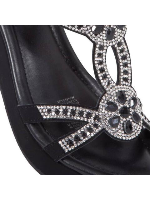 SANDALIA PLATAFORMA NEGRO VI LINE - Image 6