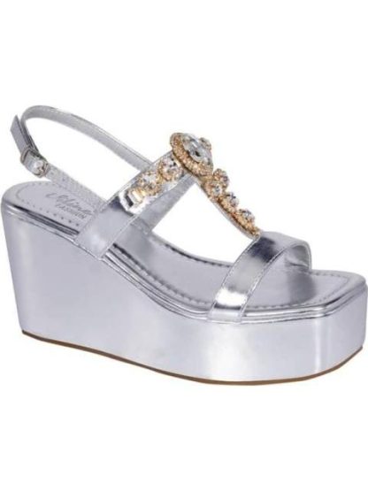 SANDALIA PLATAFORMA PLATA VI LINE FASHION - Image 2