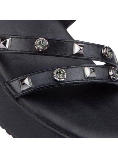 SANDALIA PLATAFORMA NEGRO VI LINE FASHION - Image 6