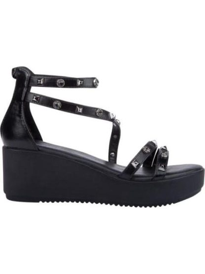 SANDALIA PLATAFORMA NEGRO VI LINE FASHION