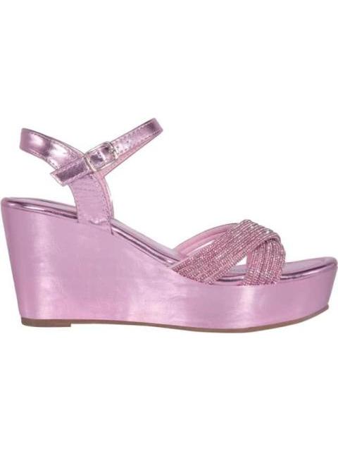 SANDALIA PLATAFORMA ROSA VI LINE FASHION