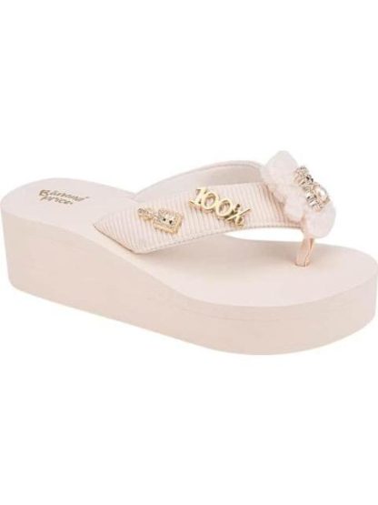 SANDALIA CON PLATAFORMA BEIGE/HUESO BANANA PRICE - Image 2